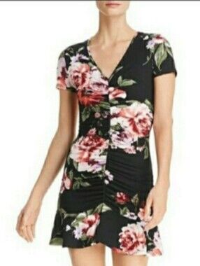 BRAND NEW! Little Black Pink Floral Dress